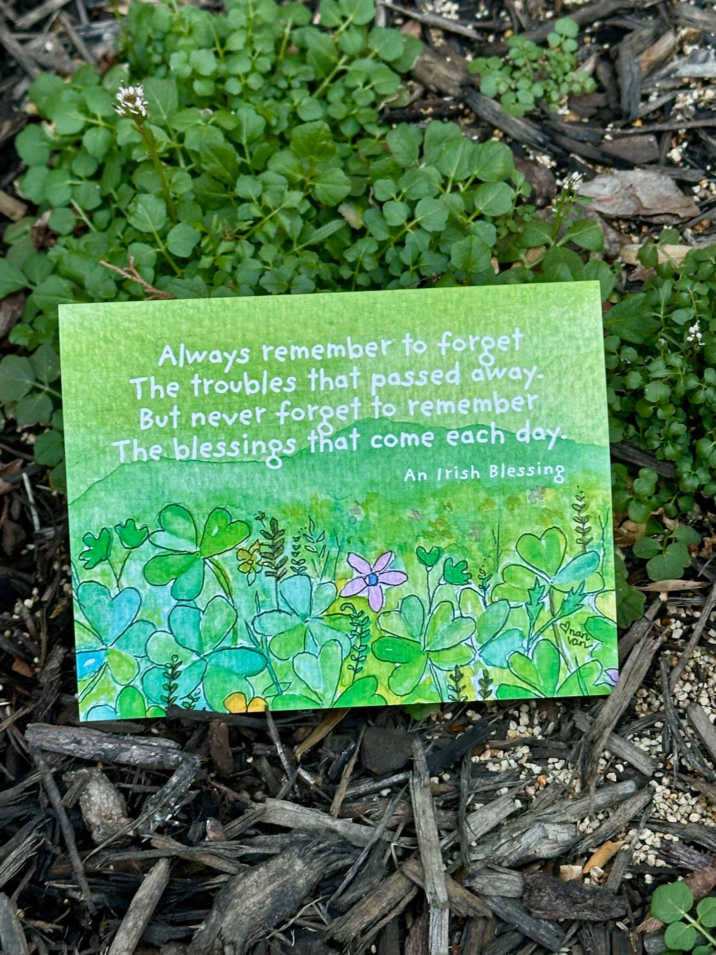 Always Remember to Forget Greeting Card