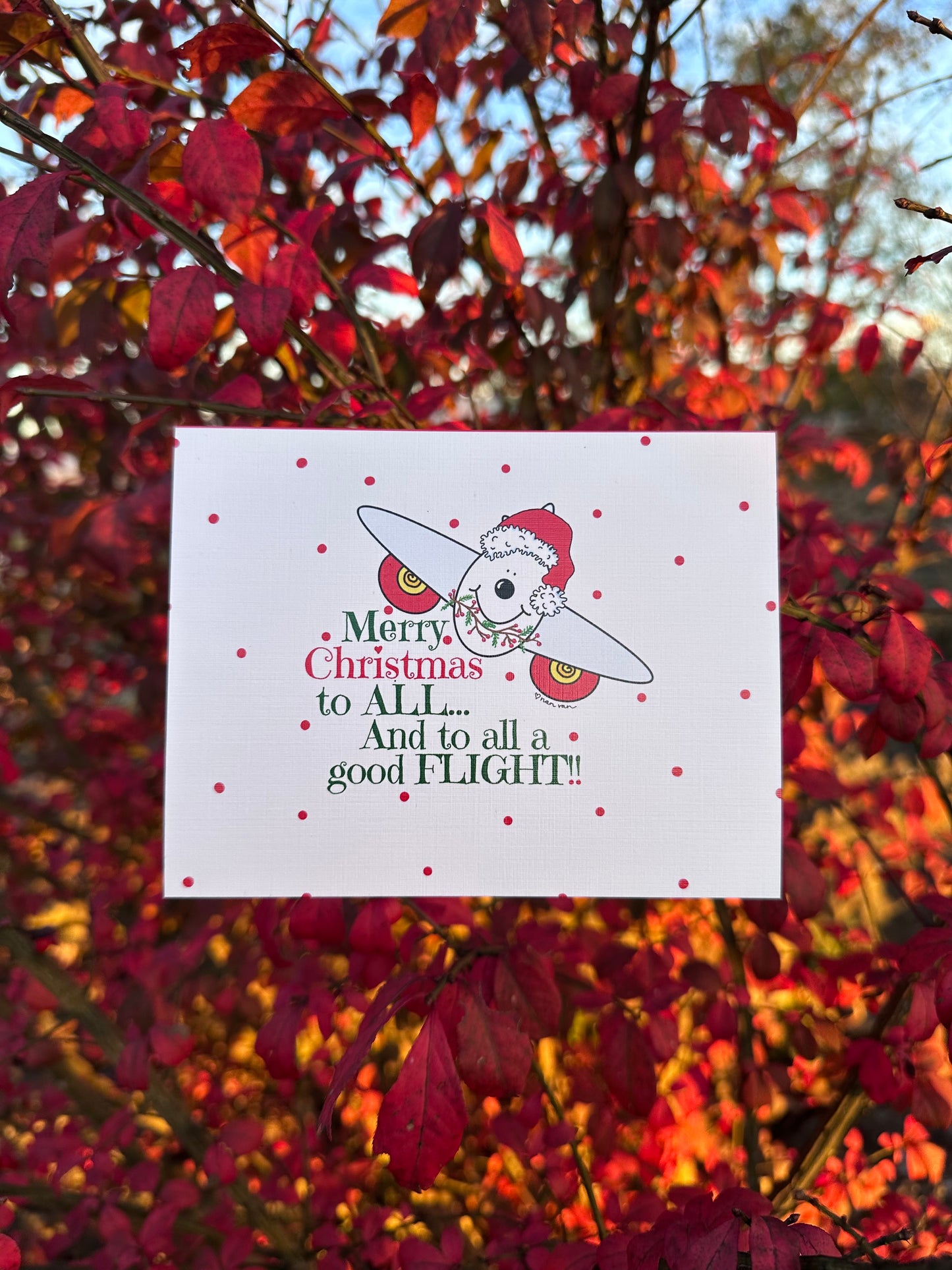 Merry Christmas from the Flight Crew Card