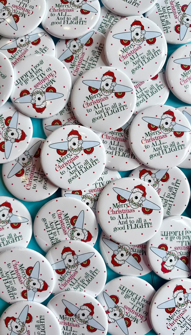 Merry Christmas Travel Button
