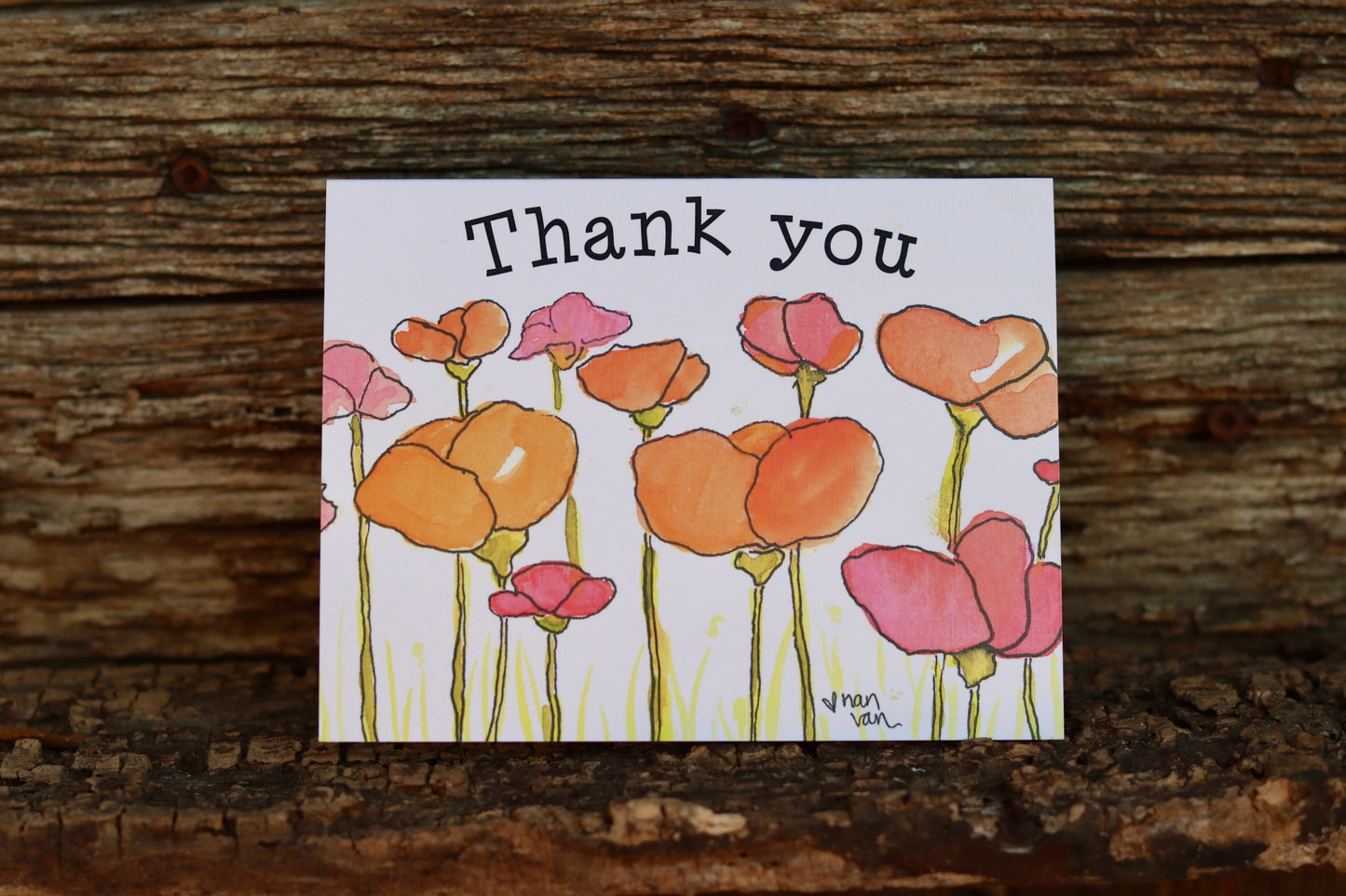 'Thank You' Poppies