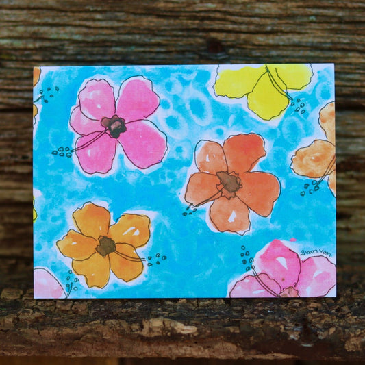 Mahalo Flowers Floating