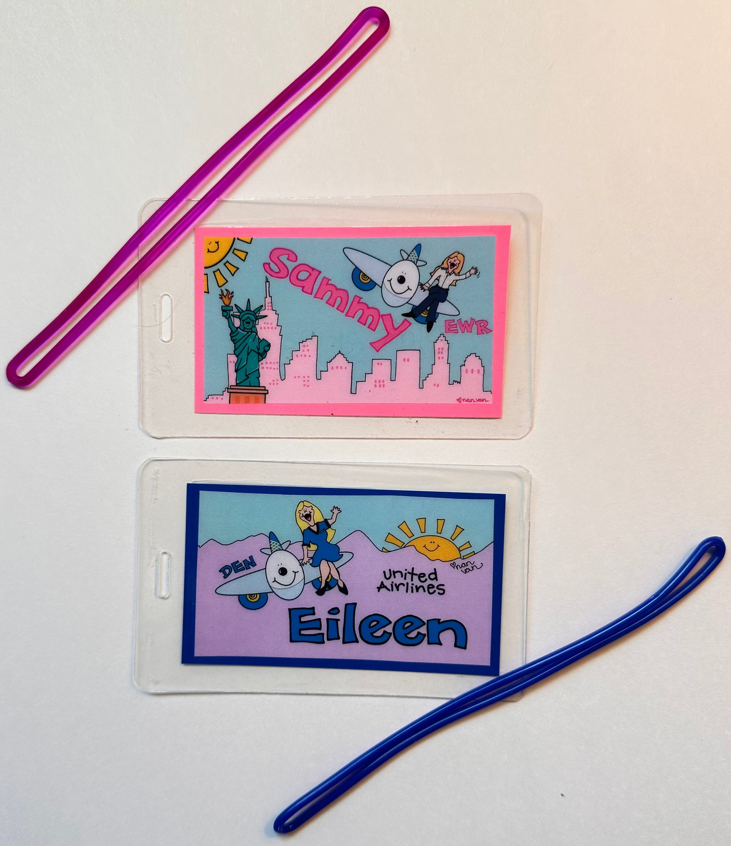 Do you have a favorite color?  I can incorporate that into your tag!  These are fun gifts, stocking stuffers and crew surprises!!  Loop included!  