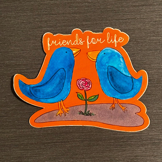 Friends for Life Birdies Sticker