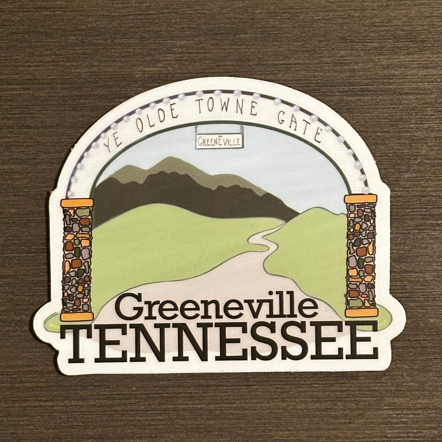 Greeneville Gate Masculine Sticker