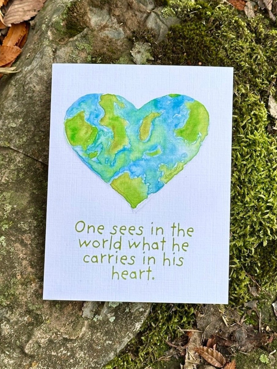 'One Sees in the world what he carries in his heart'