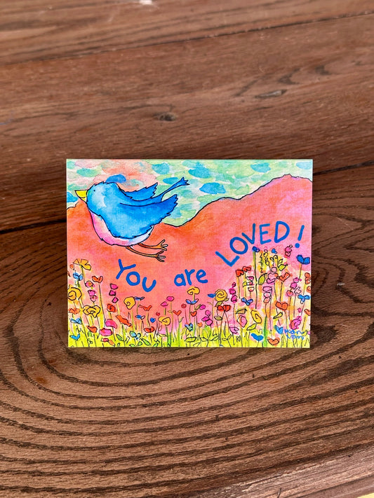 'You Are LOVED' Birdie Card