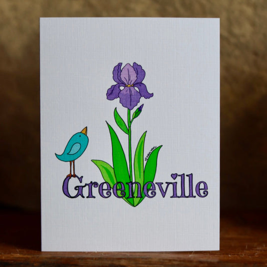 Greeneville Iris Card
