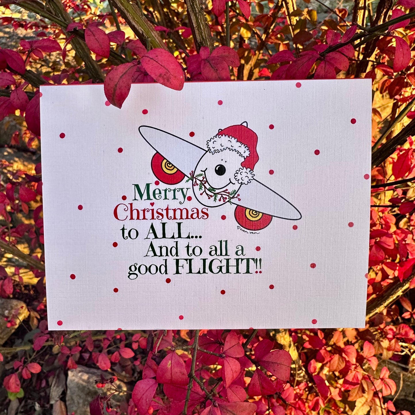 Merry Christmas from the Flight Crew Card